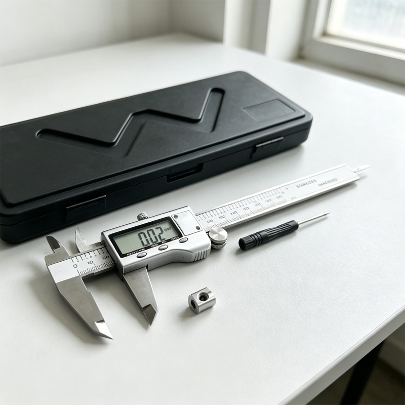 Digital Caliper 150Mm Stainless Steel - TON09، مقياس رقمي إلكتروني من الفولاذ