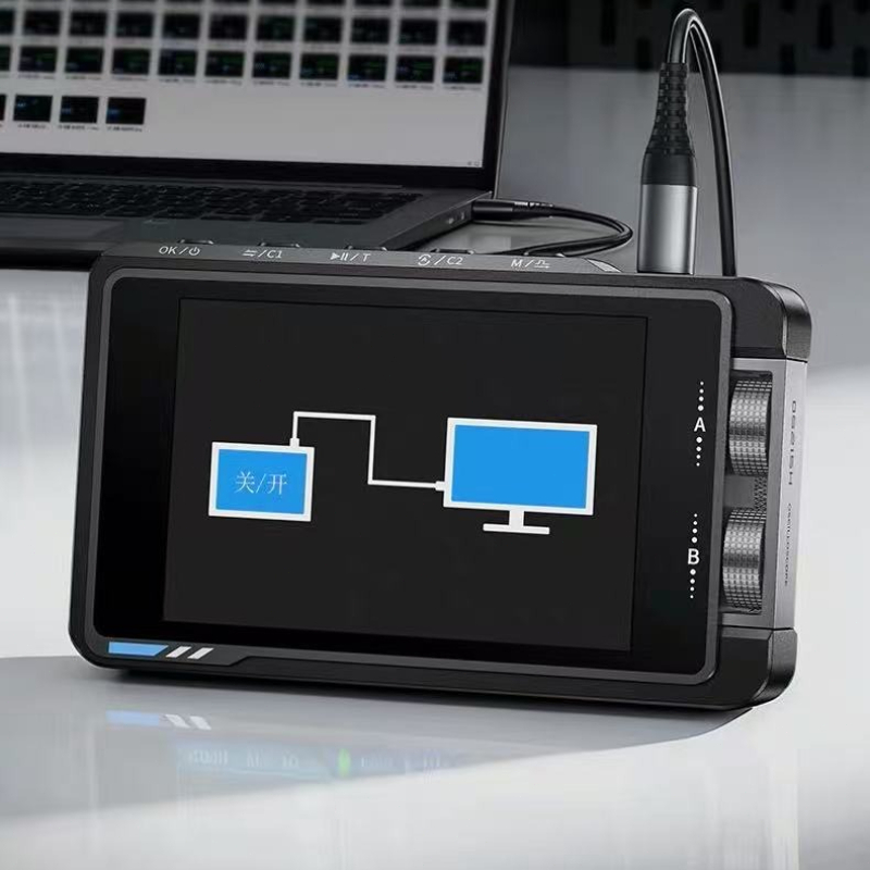 جهاز FNIRSI DS215H، جهاز قياس  - مراجعة Fnirsi Digital Oscilloscope Handheld وسعره