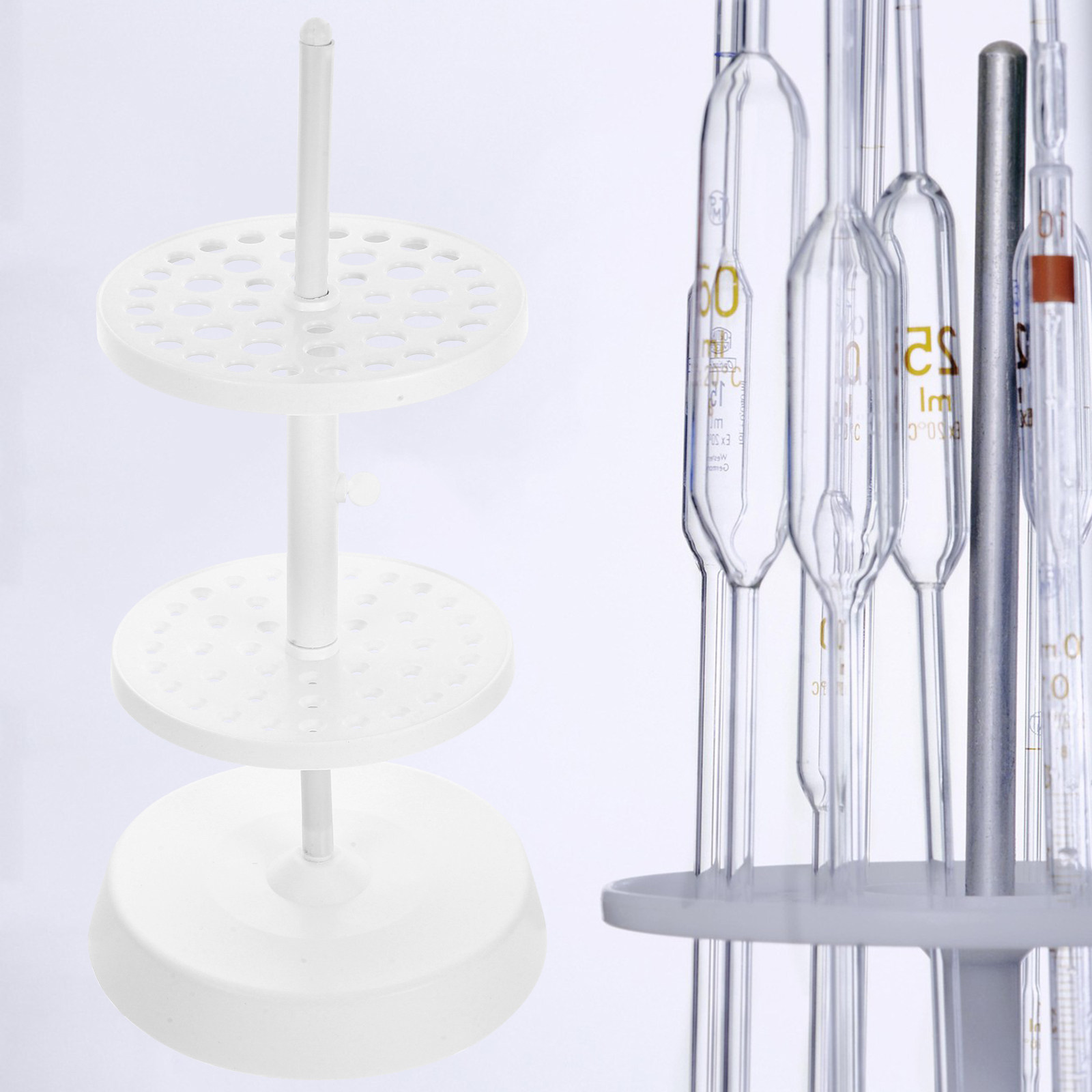 حامل عمودي دائري للماصات البلا - مراجعة Lab Equipment وسعره