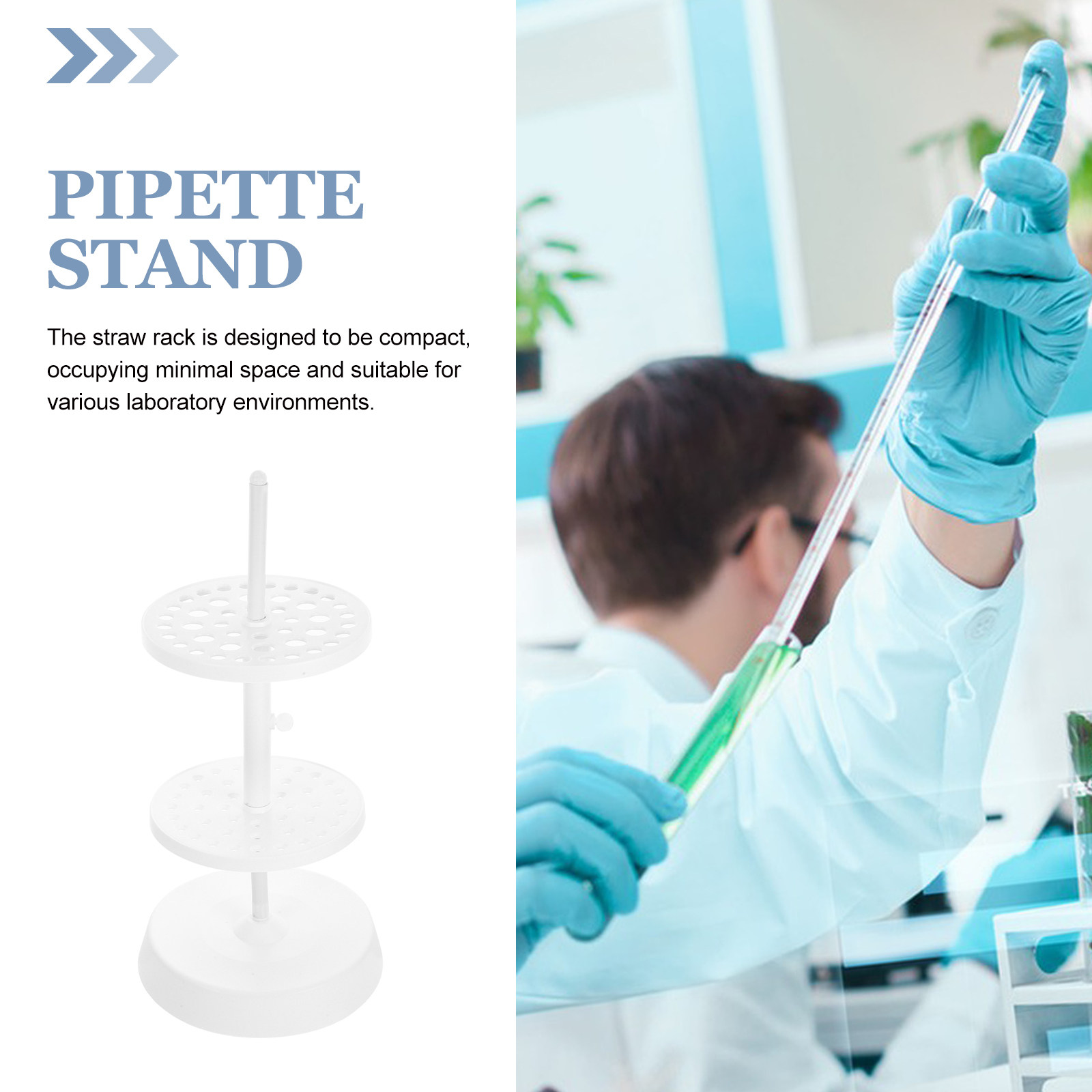 حامل عمودي دائري للماصات البلا - مراجعة Lab Equipment وسعره