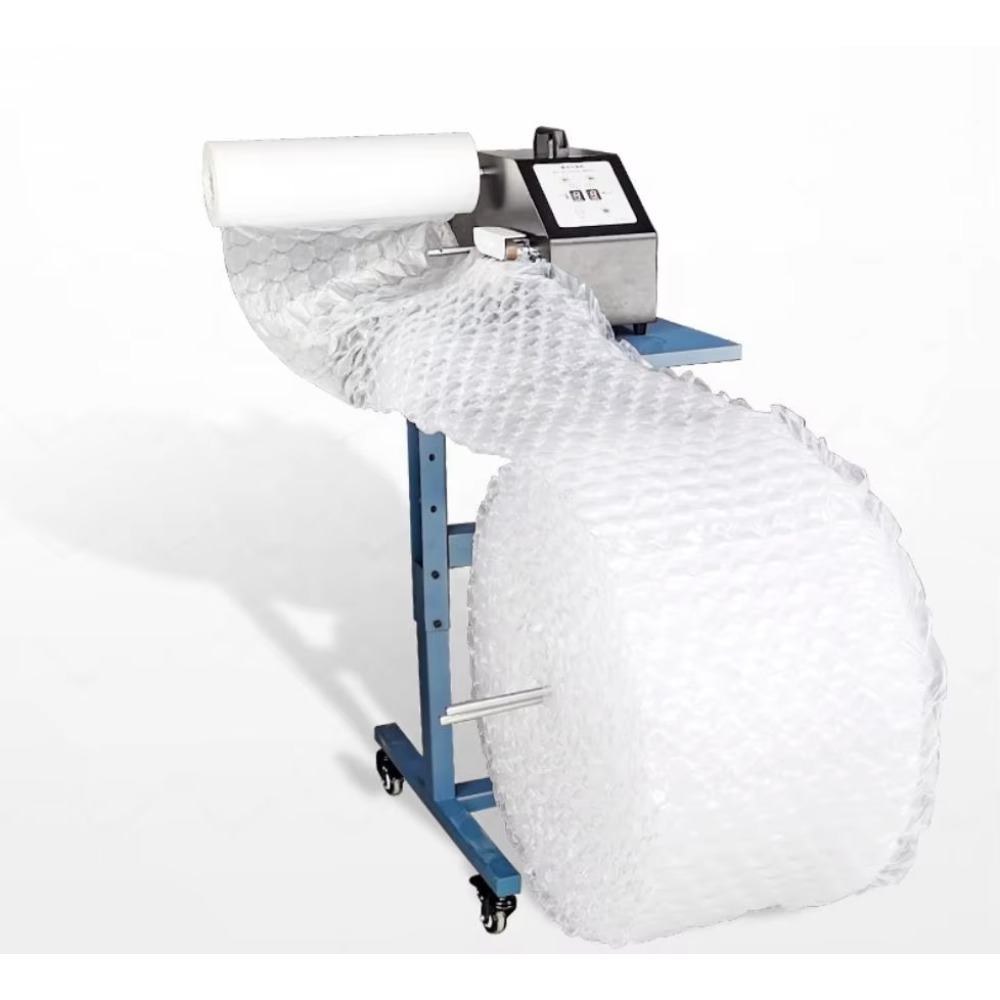 آلة تعبئة وسائد هوائية منفاخ ل - مراجعة Air Bubble Wrap Roll Packaging وسعره
