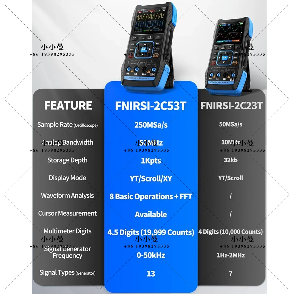 جهاز قياس الإشارة المحمول FNIR - مراجعة Fnirsi Digital Oscilloscope Handheld وسعره