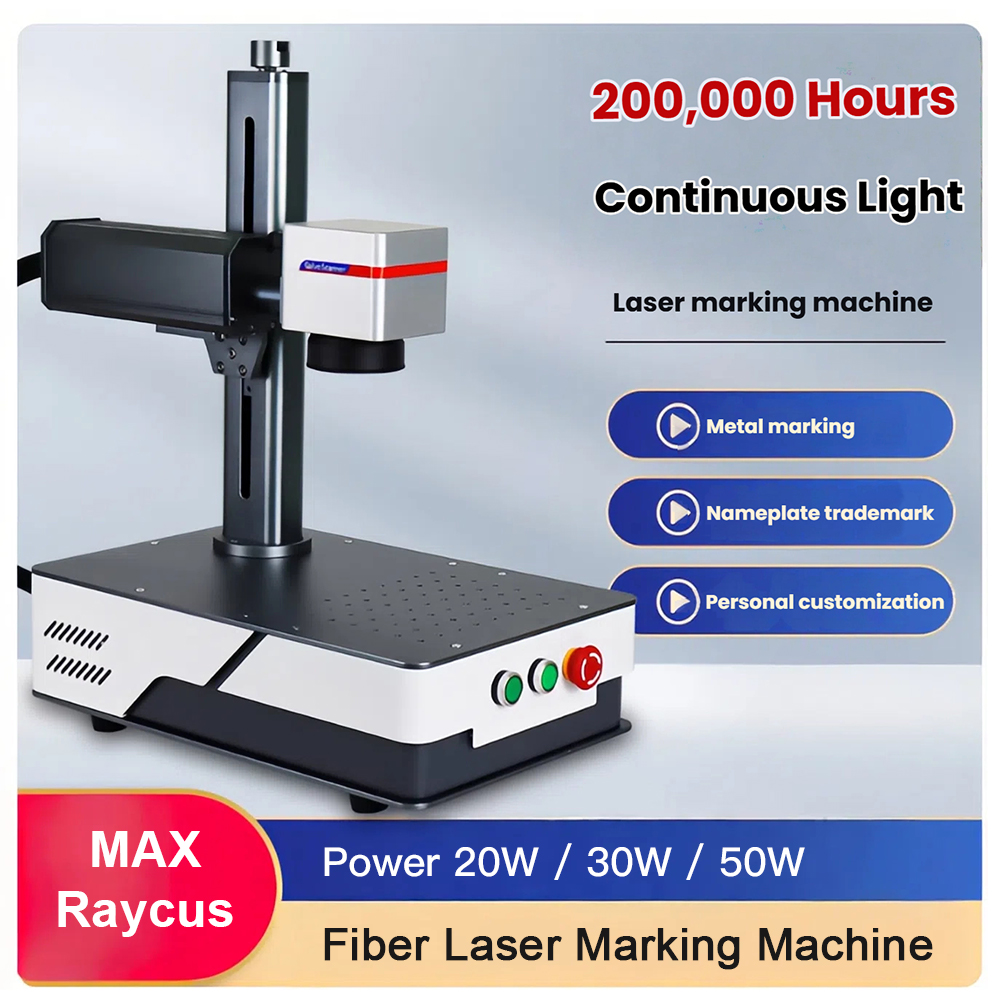 WaveTopSign 20W 30W آلة نقش با - مراجعة Fiber Laser Marking Machine 30W وسعره