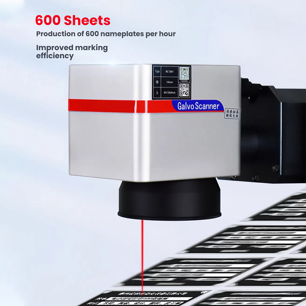 WaveTopSign 20W 30W آلة نقش با - مراجعة Fiber Laser Marking Machine 30W وسعره
