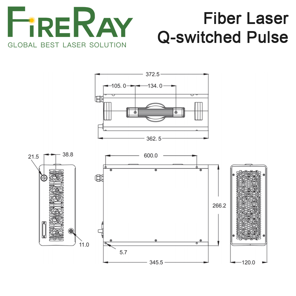مصدر ليزر فايير راي ماكس بنبضا - مراجعة Fiber Laser Marking Machine 30W وسعره