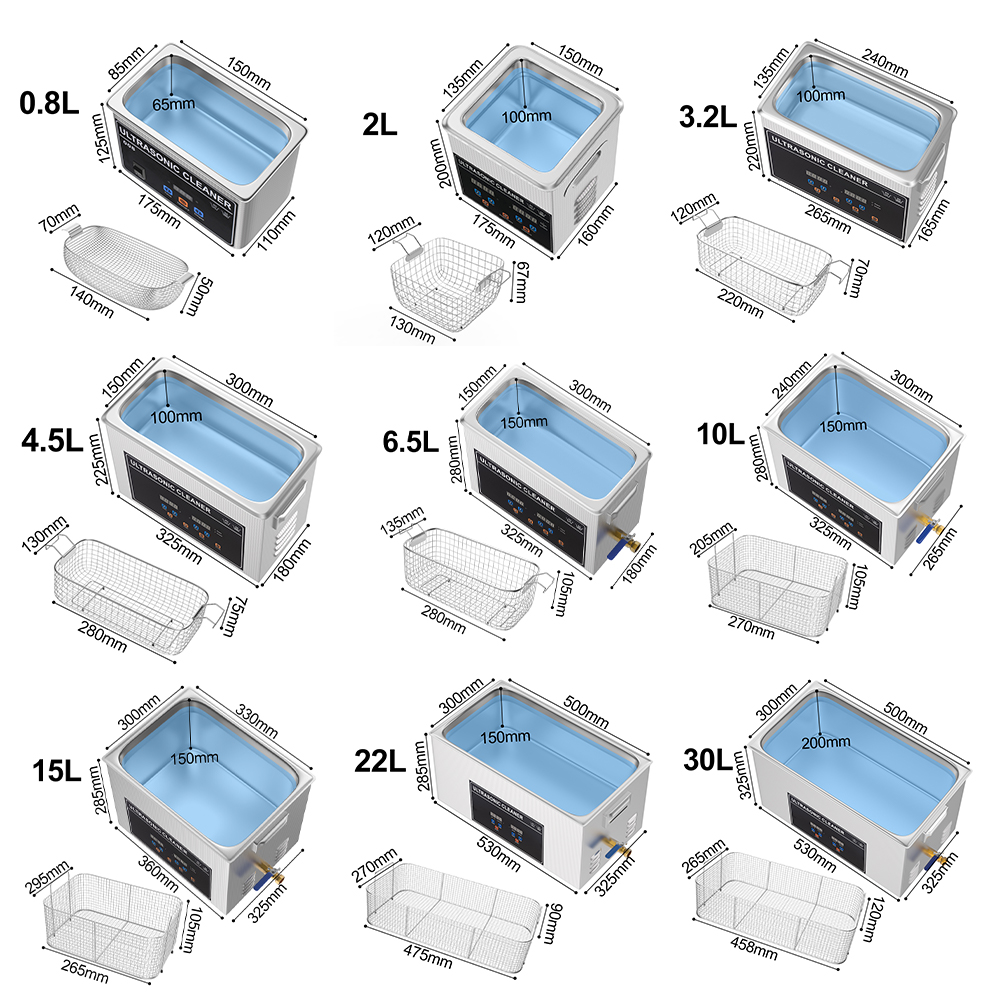 1L 3L 6L 10L 15L 30L حمام بالم - مراجعة Ultrasonic Cleaner 30L Industrial وسعره