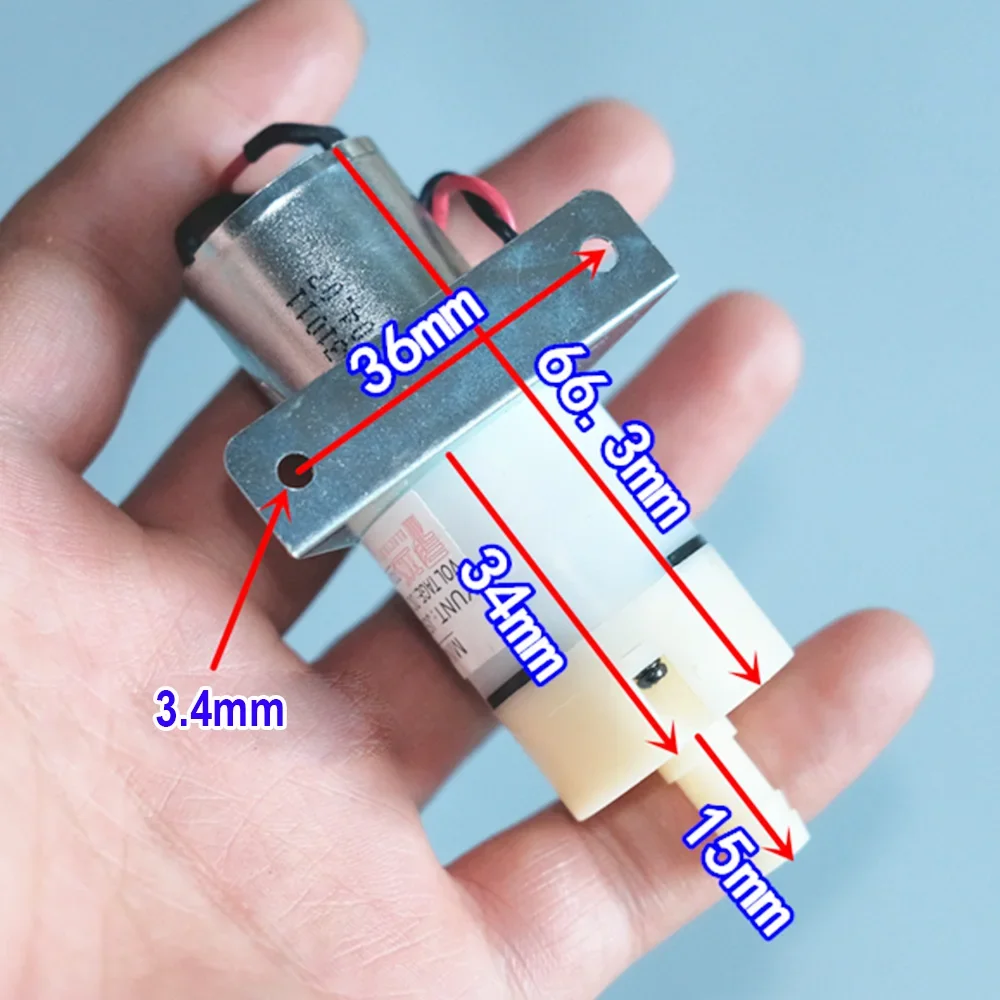 مضخة شفط ذاتي صغيرة 370 تيار م - مراجعة Mini Peristaltic Pump 12V وسعره